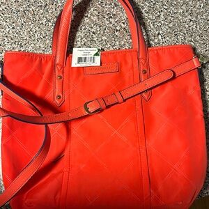 Preppy Poly Satchel Orange, NWT